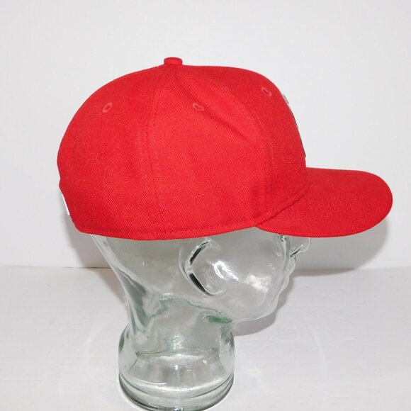 New Era 59Fifty MLB Los Angeles Angels of Anaheim Red  Fitted Hat Cap 7 1/4 - Picture 9 of 10